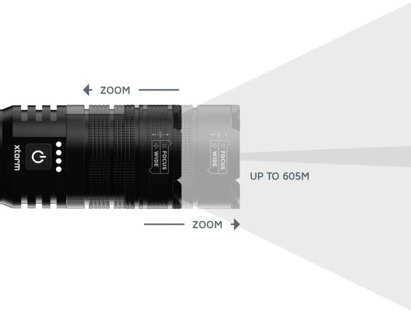 Power bank Xtorm Flashlight 10.500 mAh 20W – juodas