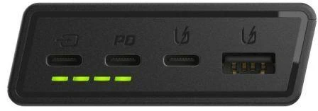 Išorinė baterija Žalias CELL POWERPLAY 20S juoda, 20000 mAh, 22,5 W, 3x USB-C PD, 1x USB-A