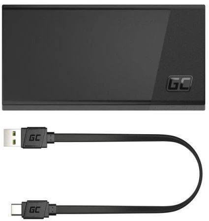 Išorinė baterija Žalias CELL POWERPLAY 20S juoda, 20000 mAh, 22,5 W, 3x USB-C PD, 1x USB-A