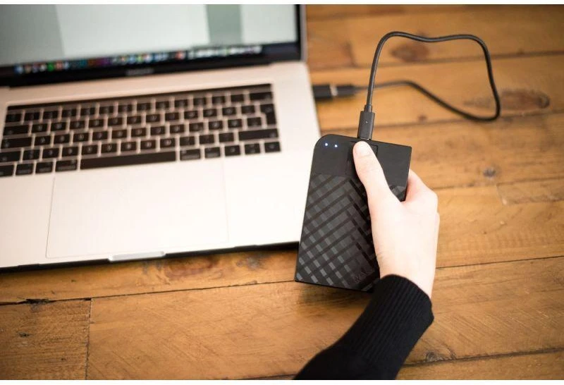 Kietasis diskas Išorinis standusis diskas Verbatim Fingerprint Secure, 2TB, USB Type-C 3.2 Gen 1 (3.1 Gen 1), juodas
