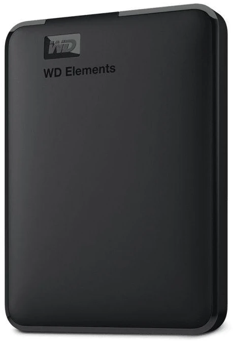 Kietasis diskas Išorinis standusis diskas Western Digital Elements (5 TB; 2,5 col.; USB 3.0; juodas; WDBU6Y0050BBK-WESN)