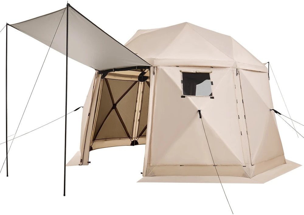 VEVOR Išskleidžiama pavėsinė 3.6x3.6 m, sferinė