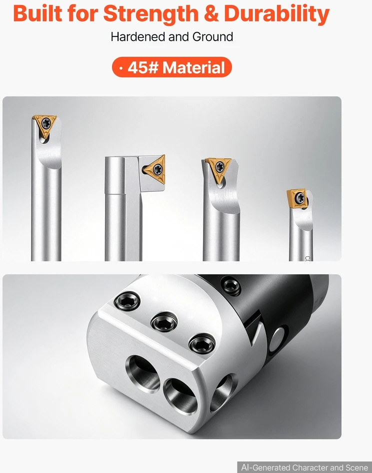 Ištekinimo galvutės rinkinys VEVOR R8S8, 11–114 mm
