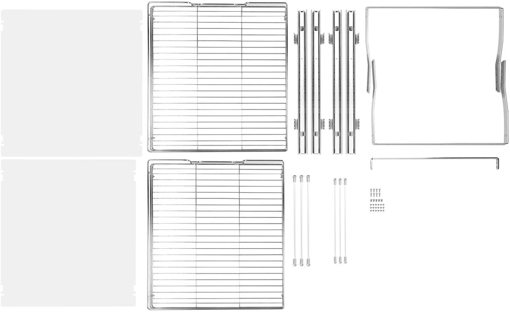 VEVOR Dvigubas ištraukiamas spintos organizatorius 48x51 cm