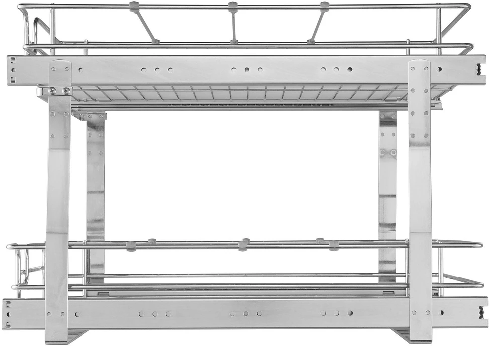 VEVOR Dvigubas ištraukiamas spintos organizatorius 48x51 cm
