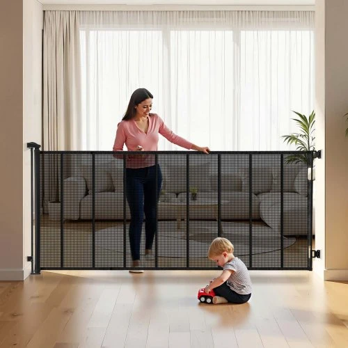 Vevor Ištraukiamas apsauginis vartelis vaikams ir šunims, 4150 mm