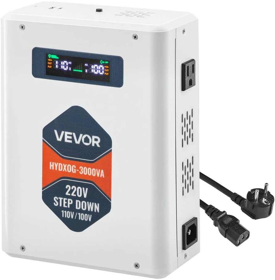 VEVOR Įtampos konverteris 220V į 110V, 3000VA