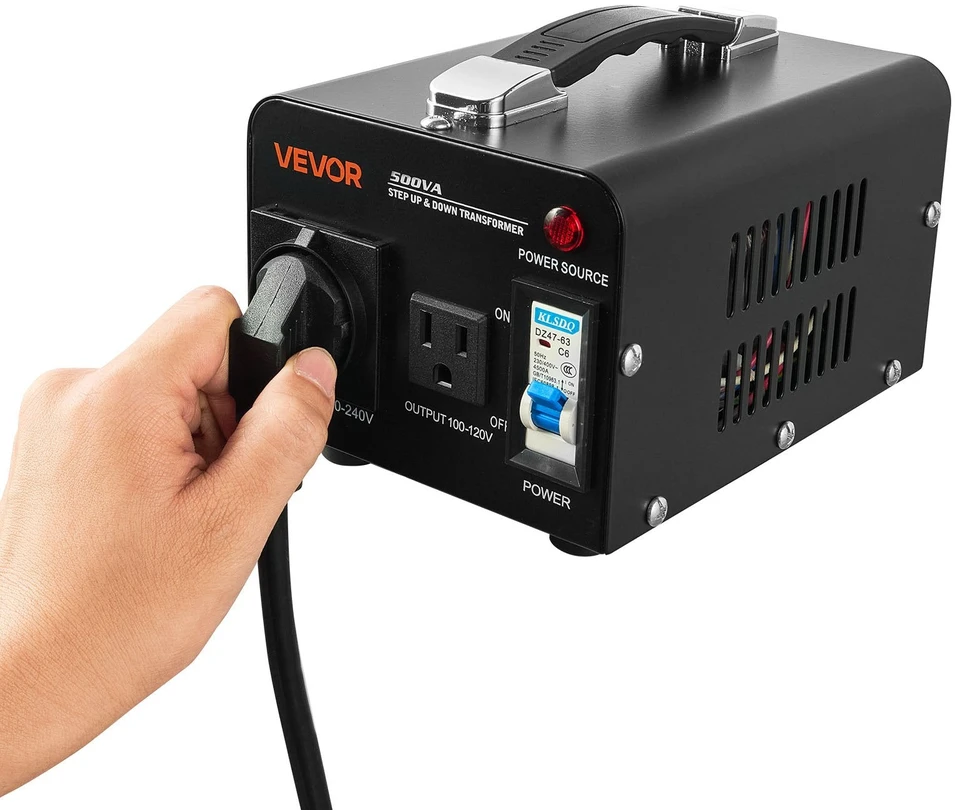 VEVOR Įtampos keitiklis transformatorius 500VA