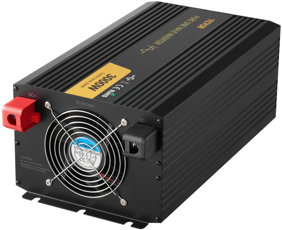 VEVOR Švarios sinusinės bangos inverteris 3000W