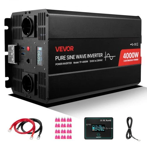 VEVOR 4000W galios keitiklis automobiliams ir RV