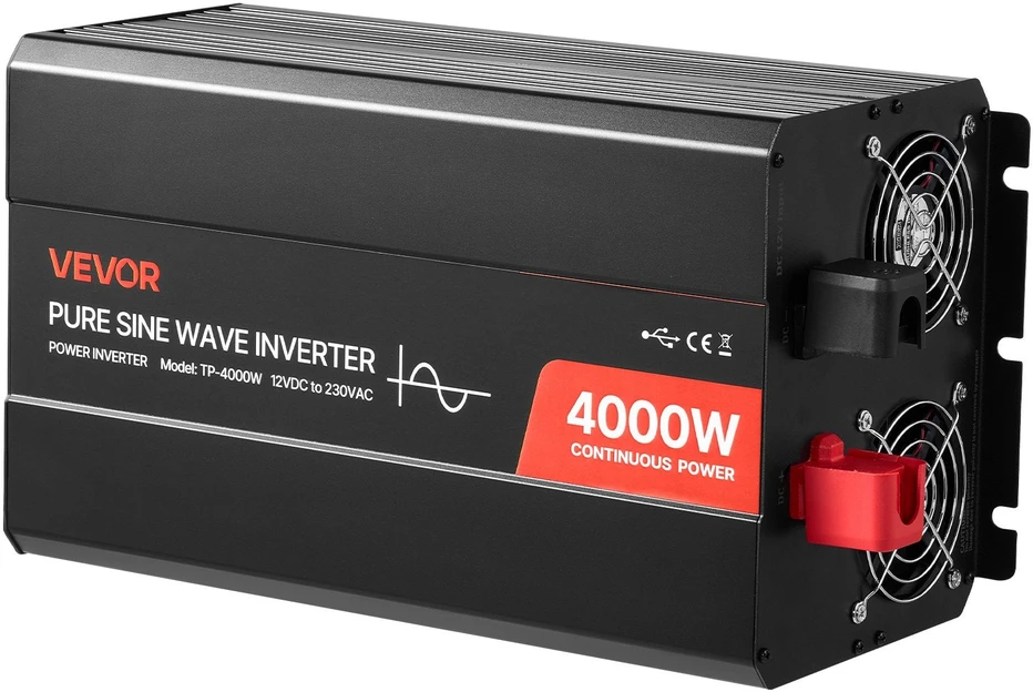 VEVOR 4000W galios keitiklis automobiliams ir RV