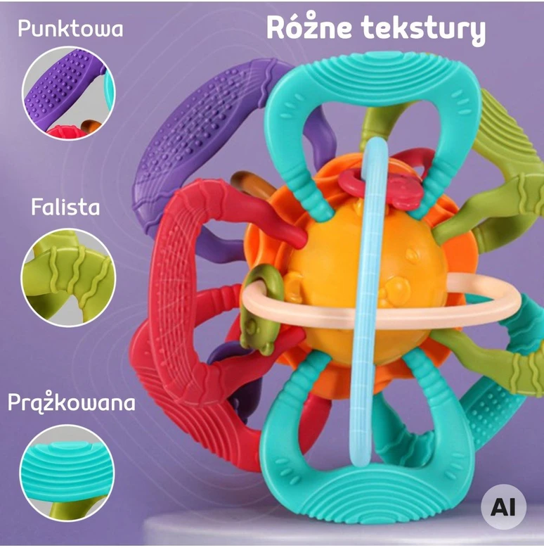WOOPIE BABY sensorinis kamuoliukas kūdikiams