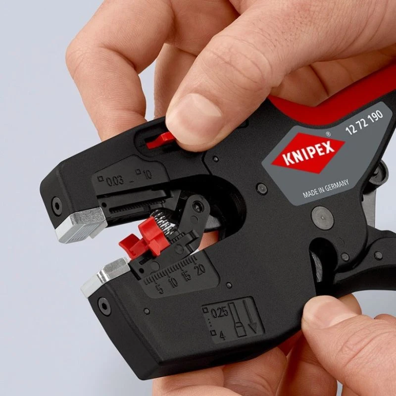 Izoliacijos nuėmimo replės KNIPEX 12 72 190