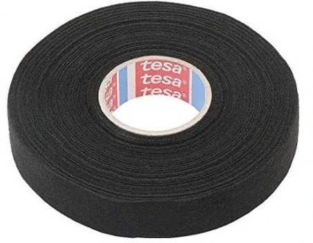 Izoliuojanti tekstilinė juosta TESA (juoda) 25m x 15mm 51608-00009-00