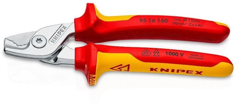 Kabelio kirpimo žirklės Knipex 9516160; 160 mm