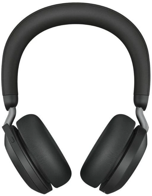 Beilaidės ausinės Jabra Evolve2 75, USB-A, Bluetooth, MS-Teams | spalva: juoda