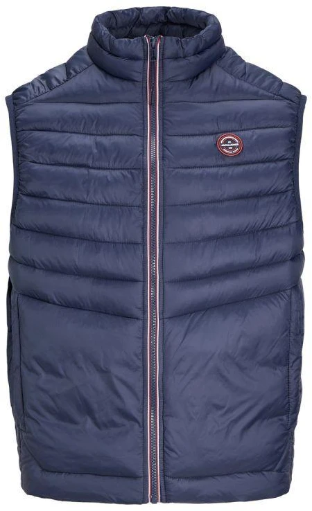 Jack & Jones JJEMULTI BODYWARMER COLLAR NOOS 12258457 NAVY BLAZER/TRUE Raudonas