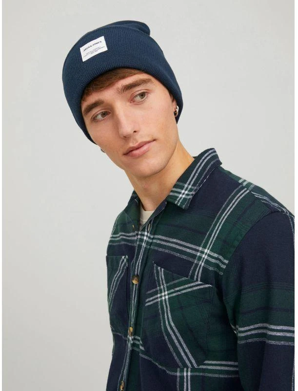 Jack & Jones Jack&Jones JACLONG megzta kepurė 12150627 tamsiai mėlynos