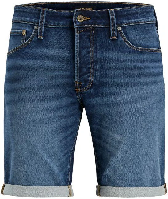 Jack&Jones JJIRICK JJICON IK šortai GE 132 SN 12269605 mėlyno džinso spalvos