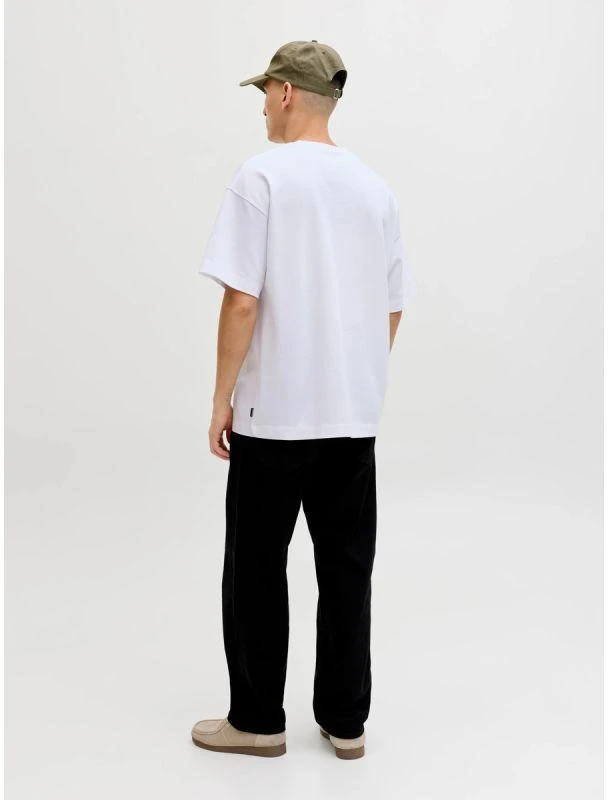 Jack&Jones marškinėliai JJEBARRON TEE SS O-NECK NOOS 12298906 balti