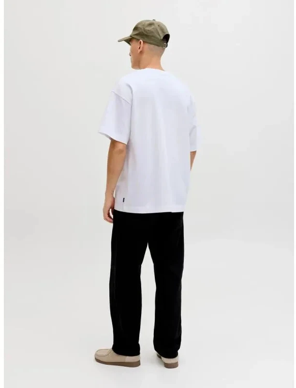 Jack&Jones marškinėliai JJEBARRON TEE SS O-NECK NOOS 12298906 balti