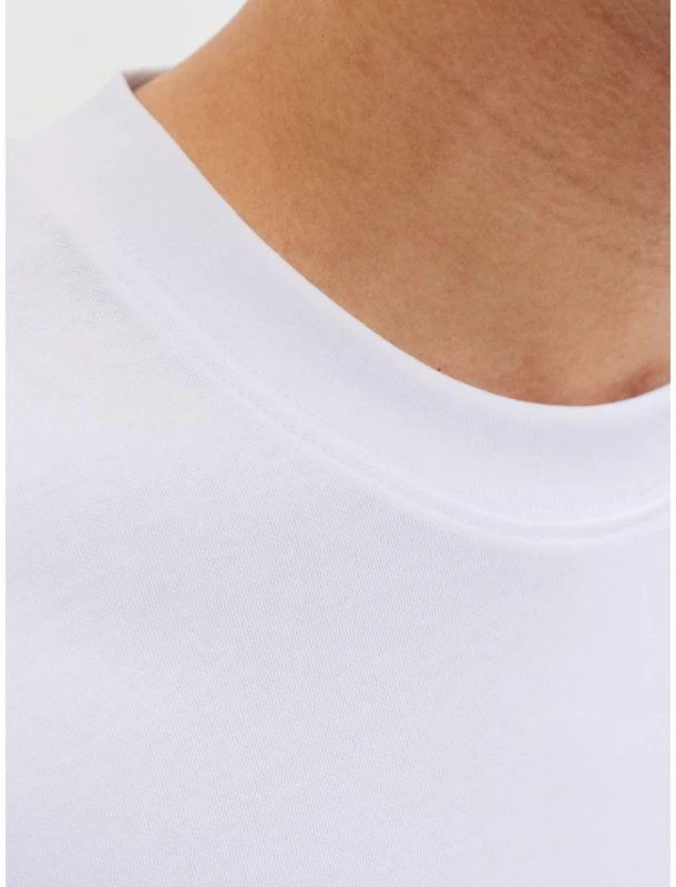 Jack&Jones marškinėliai JJEBARRON TEE SS O-NECK NOOS 12298906 balti