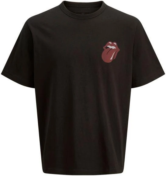 Jack&Jones Marškinėliai Rolling Stones JPRBLUSTONES SS TEE 12284292 Juodas