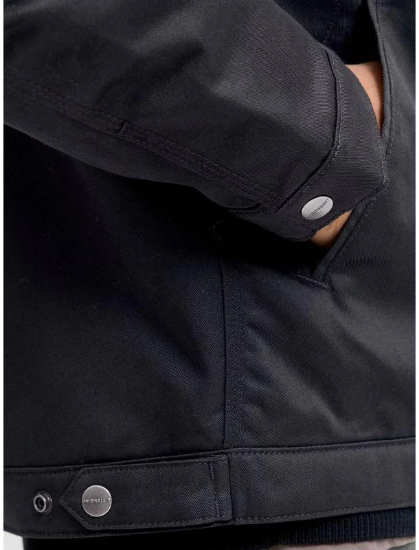 Jack&Jones pilotų striukė JORNORREBRO WORKER JACKET 12282903 JUODA/VELVETINĖ C