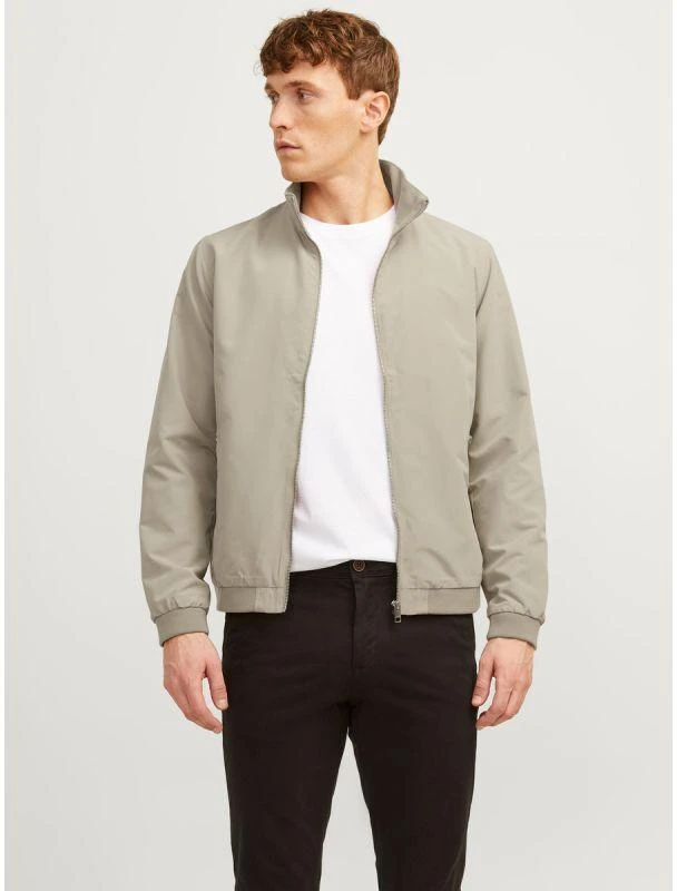 Jack&Jones striukė bomberis JJERUSH HARRINGTON BOMBER NOOS 12204277 CROCKERY