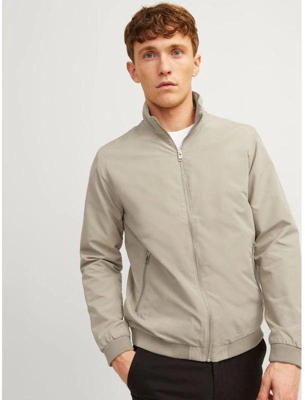 Jack&Jones striukė bomberis JJERUSH HARRINGTON BOMBER NOOS 12204277 CROCKERY