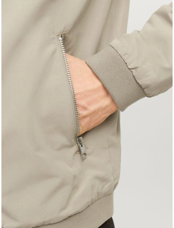 Jack&Jones striukė bomberis JJERUSH HARRINGTON BOMBER NOOS 12204277 CROCKERY