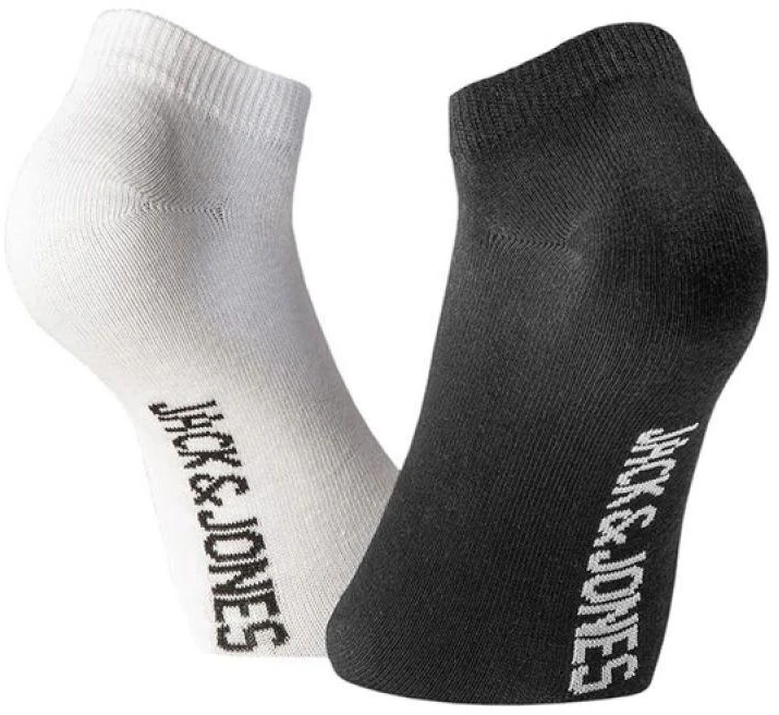 Jack&Jones unisex kojinės, 12 vnt., 12260511 BLK/WHT