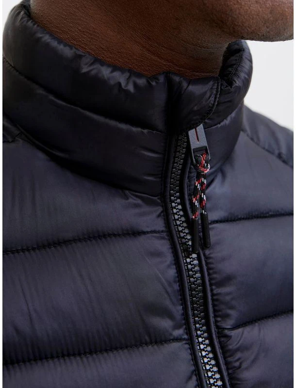 Jack&Jones vyriška liemenė JJEBRADLEY LIGHT BODYWARMER COLLAR NOO 12280973 JUODA