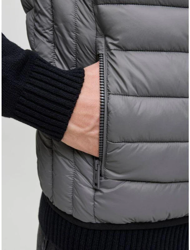 Jack&Jones vyriška liemenė JJEBRADLEY LIGHT BODYWARMER COLLAR NOO 12280973 CASTLEROCK