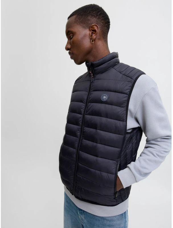 Jack&Jones vyriška liemenė JJEBRADLEY LIGHT BODYWARMER COLLAR NOO 12280973 JUODA