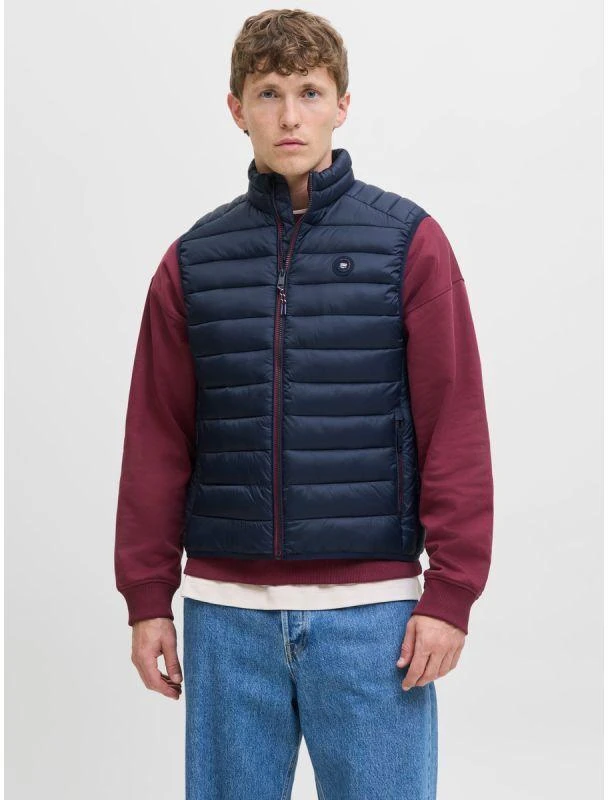 Jack&Jones vyriška liemenė JJEBRADLEY LIGHT BODYWARMER COLLAR NOO 12280973 SKY CAPTAIN