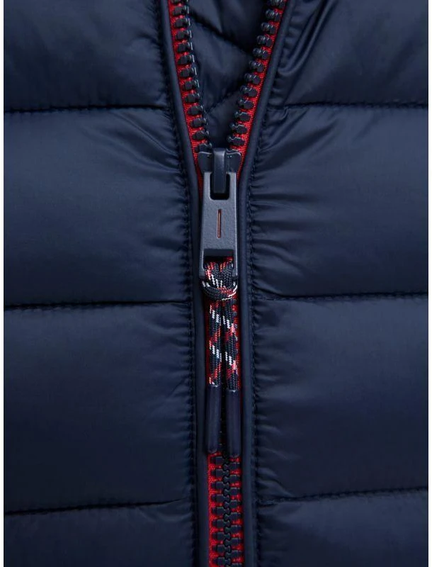 Jack&Jones vyriška liemenė JJEBRADLEY LIGHT BODYWARMER COLLAR NOO 12280973 SKY CAPTAIN