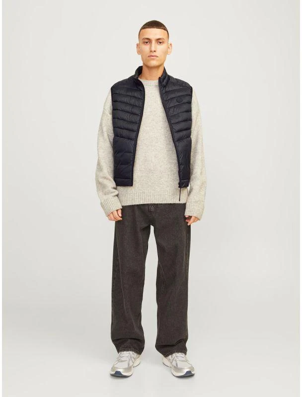 Jack&Jones vyriška liemenė JJESPRINT BODYWARMER COLLAR NOOS 12258457 JUODA/VIENOS SPALVOS