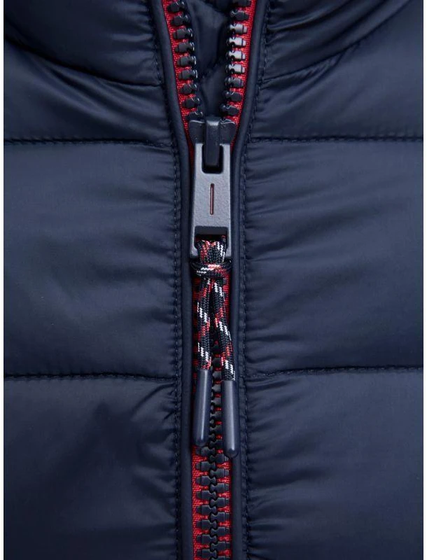 Jack&Jones vyriška pūkinė striukė JJEBRADLEY LIGHT PUFFER COLLAR NOOS 12280971 SKY CAPTIN