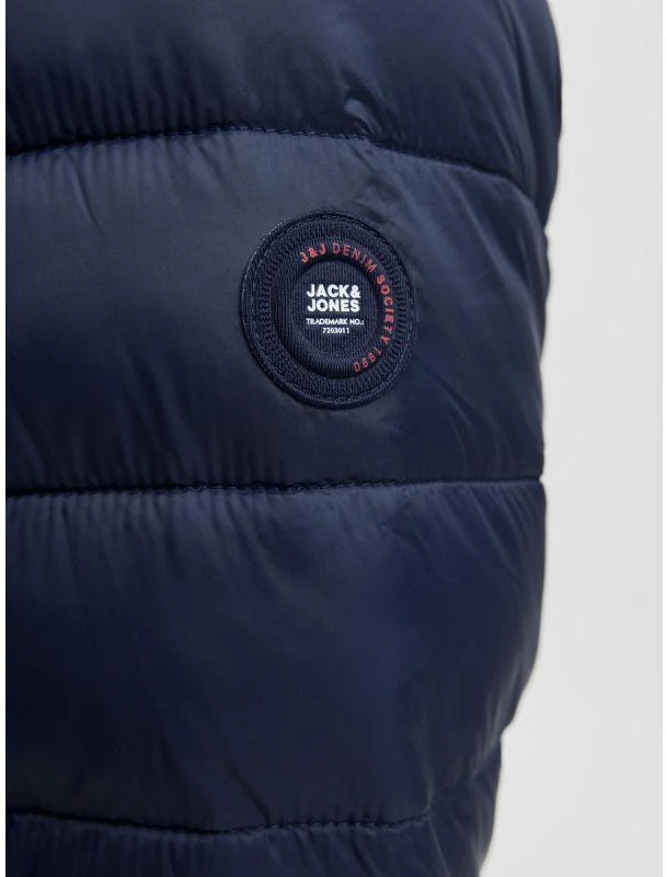 Jack&Jones vyriška pūkinė striukė JJEBRADLEY LIGHT PUFFER COLLAR NOOS 12280971 SKY CAPTIN