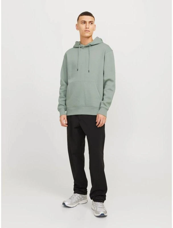 Jack&Jones Vyriškas džemperis su gobtuvu JJESTAR BASIC SWEAT HOOD NOOS 12208157 ICEBERG Žalias
