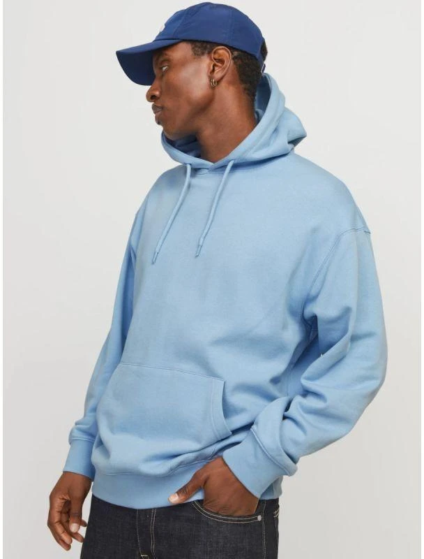Jack&Jones Vyriškas džemperis su gobtuvu JJESTAR BASIC SWEAT HOOD NOOS 12257852 Chambray mėlyna