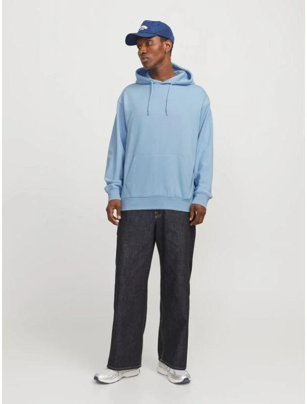 Jack&Jones Vyriškas džemperis su gobtuvu JJESTAR BASIC SWEAT HOOD NOOS 12257852 Chambray mėlyna