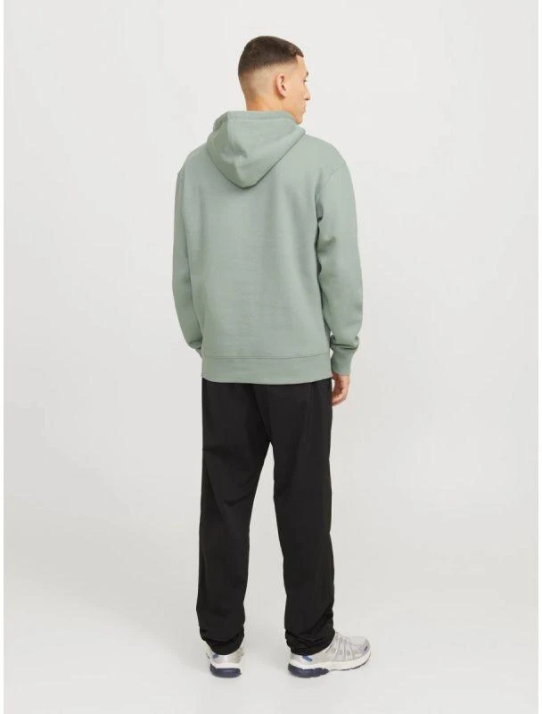 Jack&Jones Vyriškas džemperis su gobtuvu JJESTAR BASIC SWEAT HOOD NOOS 12208157 ICEBERG Žalias