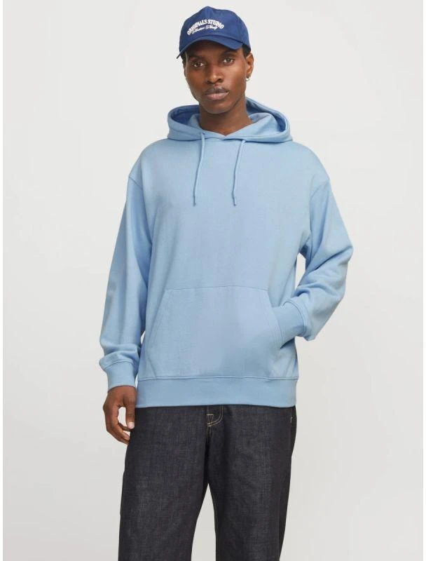 Jack&Jones Vyriškas džemperis su gobtuvu JJESTAR BASIC SWEAT HOOD NOOS 12257852 Chambray mėlyna