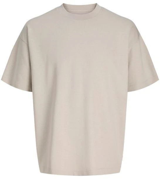 Jack&Jones vyriški marškinėliai JJEBARRON TEE SS O-NECK NOOS 12298906 MOONBEAM