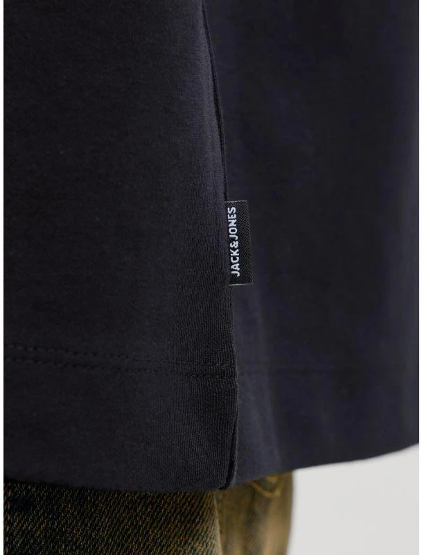 Jack&Jones vyriški marškinėliai JJEBARRON TEE SS O-NECK NOOS 12298906 JUODI