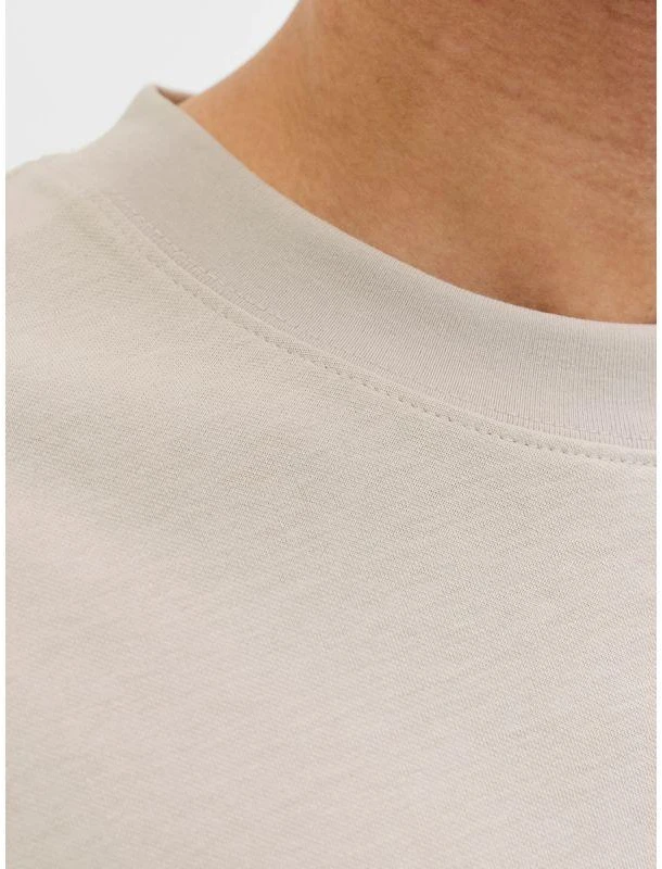 Jack&Jones vyriški marškinėliai JJEBARRON TEE SS O-NECK NOOS 12298906 MOONBEAM