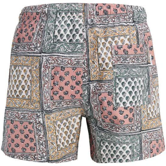 Jack&Jones vyriški maudymosi šortai JPSTMAUI SHELL AOP SWIM SHORTS REG 12291808 ASH ROSE