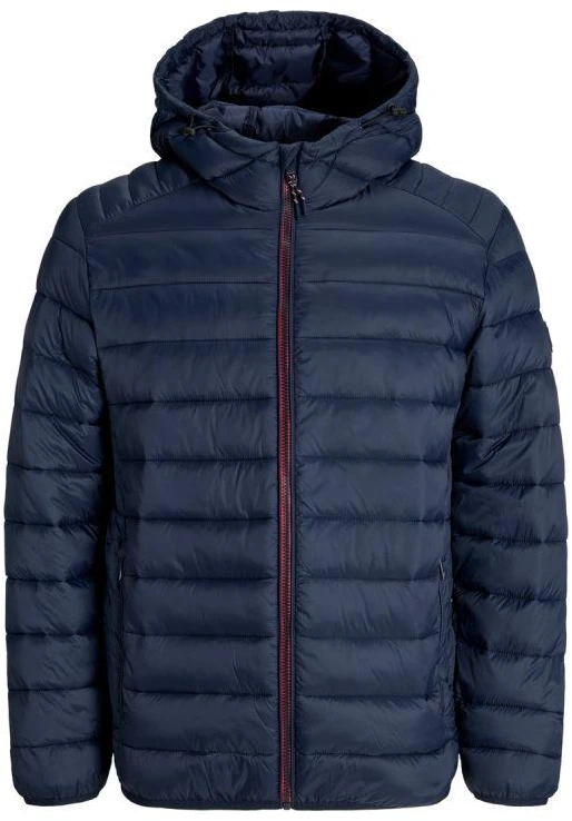 Jack&Jones vyrų pūkinė striukė JJEBRADLEY LIGHT PUFFER HOOD NOOS 12280970 SKY CAPTAIN